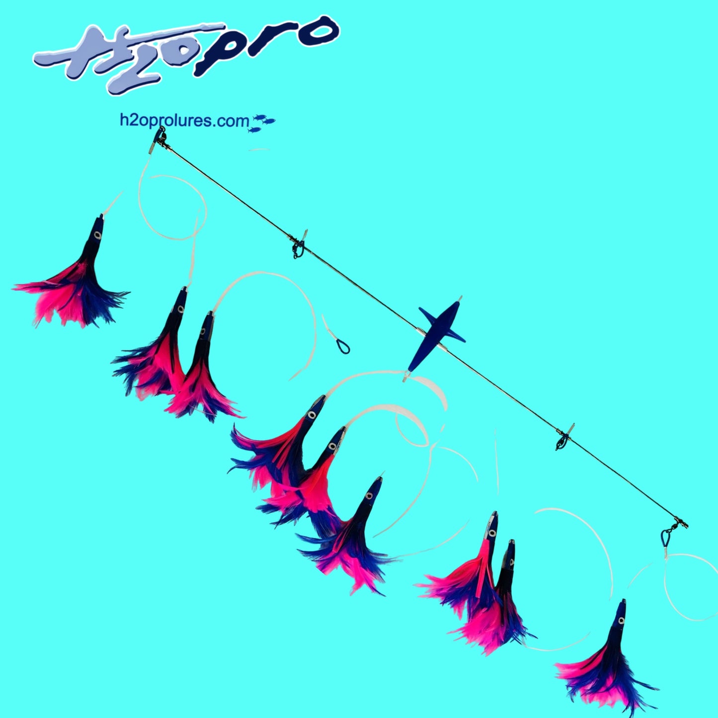 Spreaderbar with Ahi Feathers ..................Two combinations